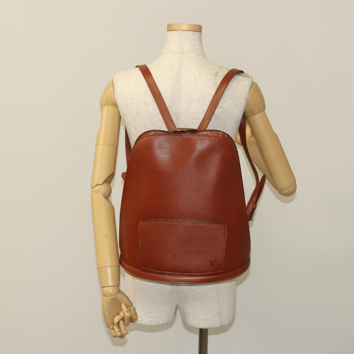 LOUIS VUITTON Epi Coblanc Shoulder Bag Brown M52293 LV Auth 120747