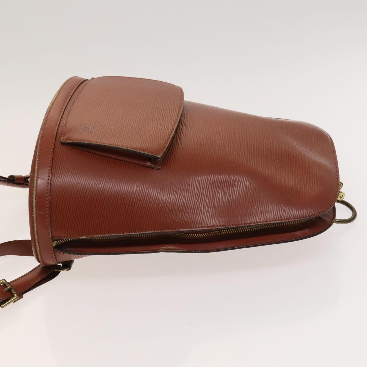 LOUIS VUITTON Epi Coblanc Shoulder Bag Brown M52293 LV Auth 120747