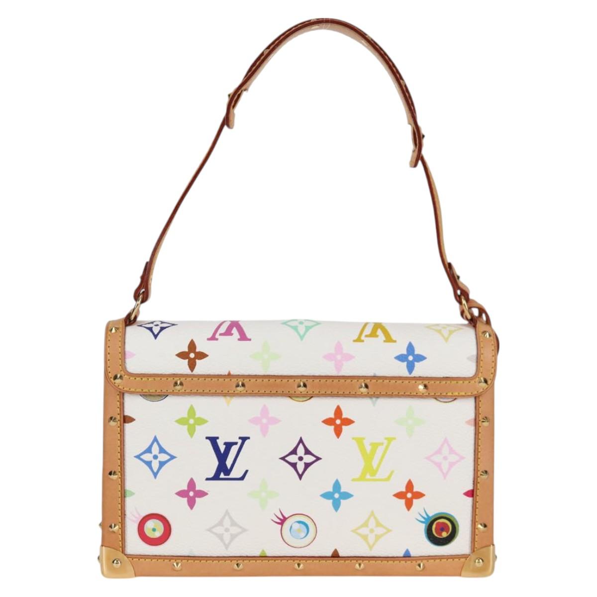 LOUIS VUITTON Multicolor Ribbon Pochette I Miss You Bag M92051 Auth 120751SV