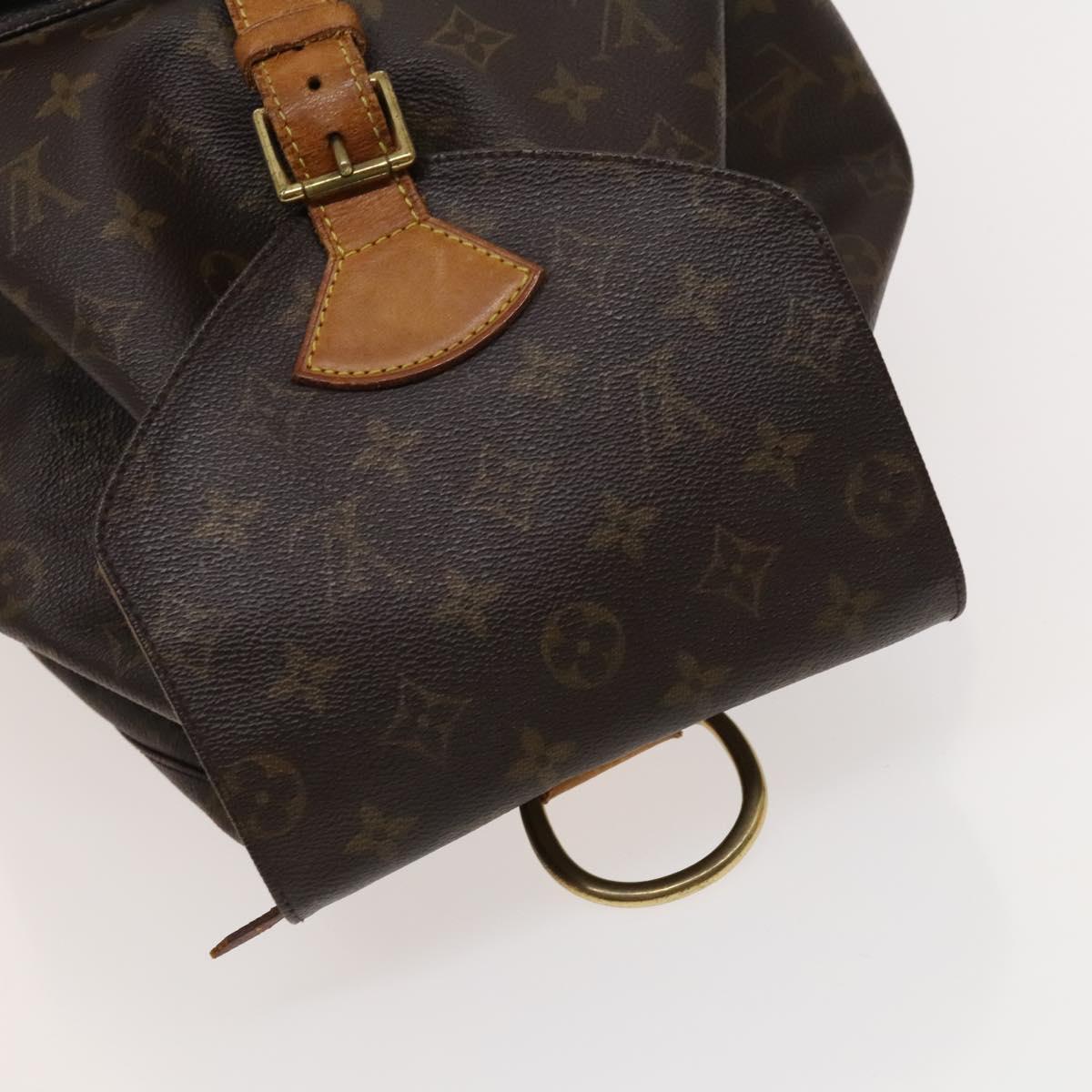 LOUIS VUITTON Monogram Montsouris GM Backpack M51135 LV Auth 120796