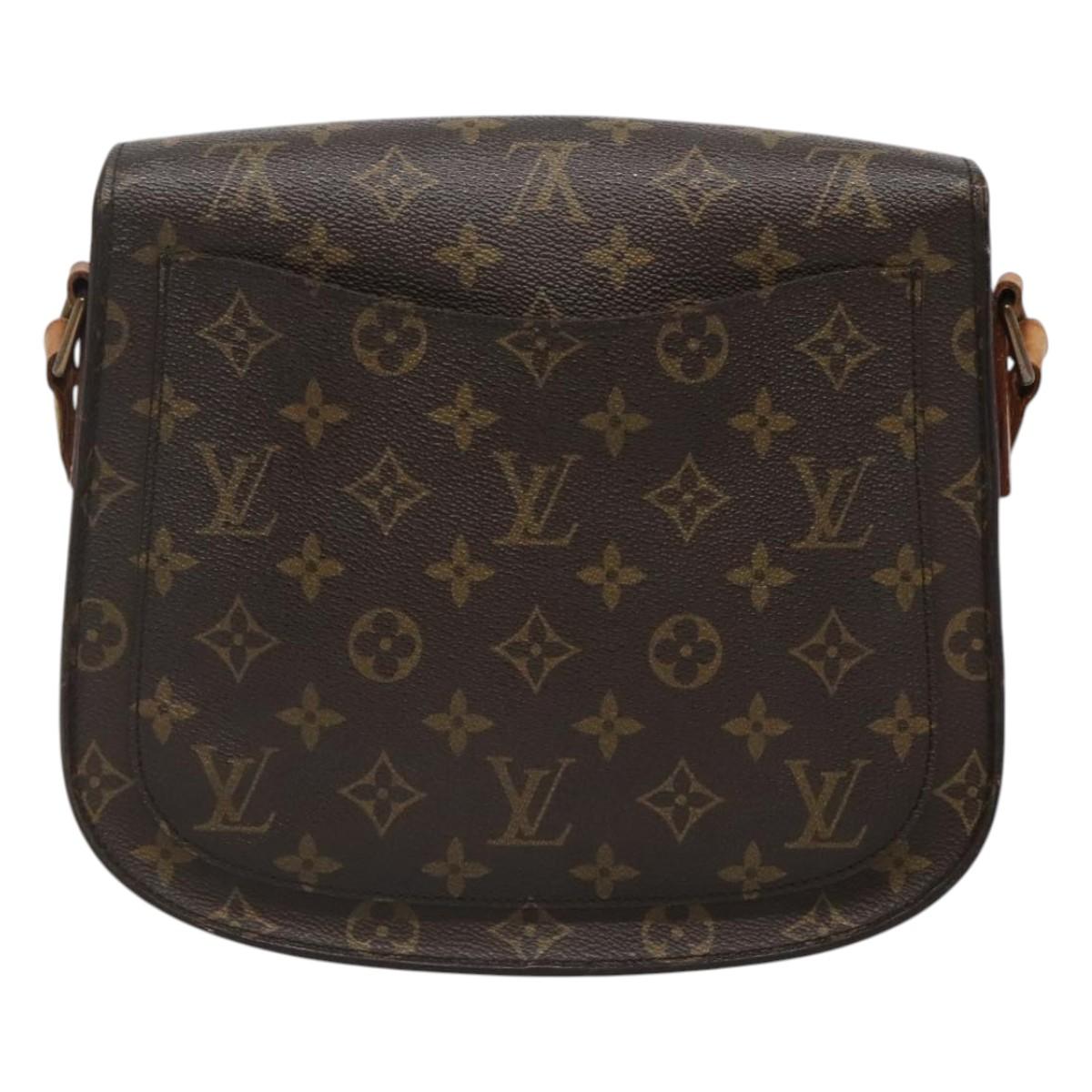 LOUIS VUITTON Monogram Saint Cloud GM Shoulder Bag M51242 LV Auth 120810