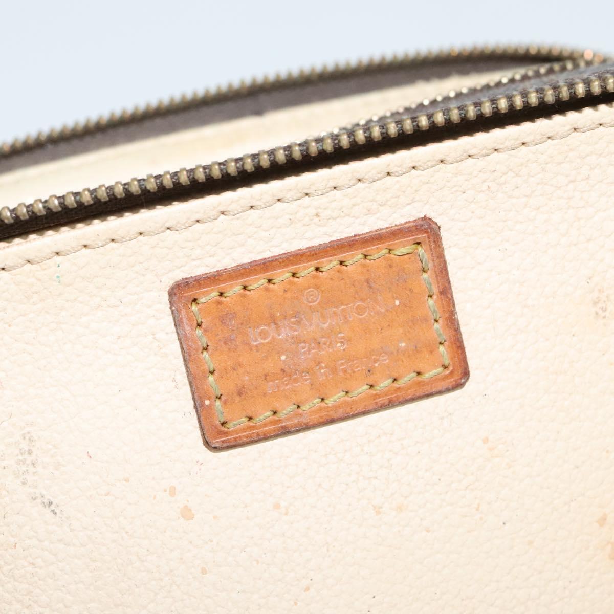 LOUIS VUITTON Monogram Trousse Brush PM Cosmetic Pouch M47510 LV Auth 120867