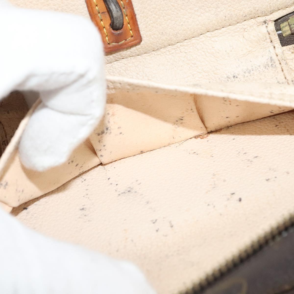 LOUIS VUITTON Monogram Trousse Brush PM Cosmetic Pouch M47510 LV Auth 120867