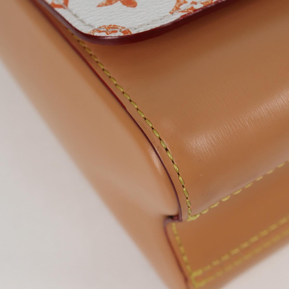 LOUIS VUITTON Catgram Twist MM Shoulder Bag White M44460 LV Auth 120872SM