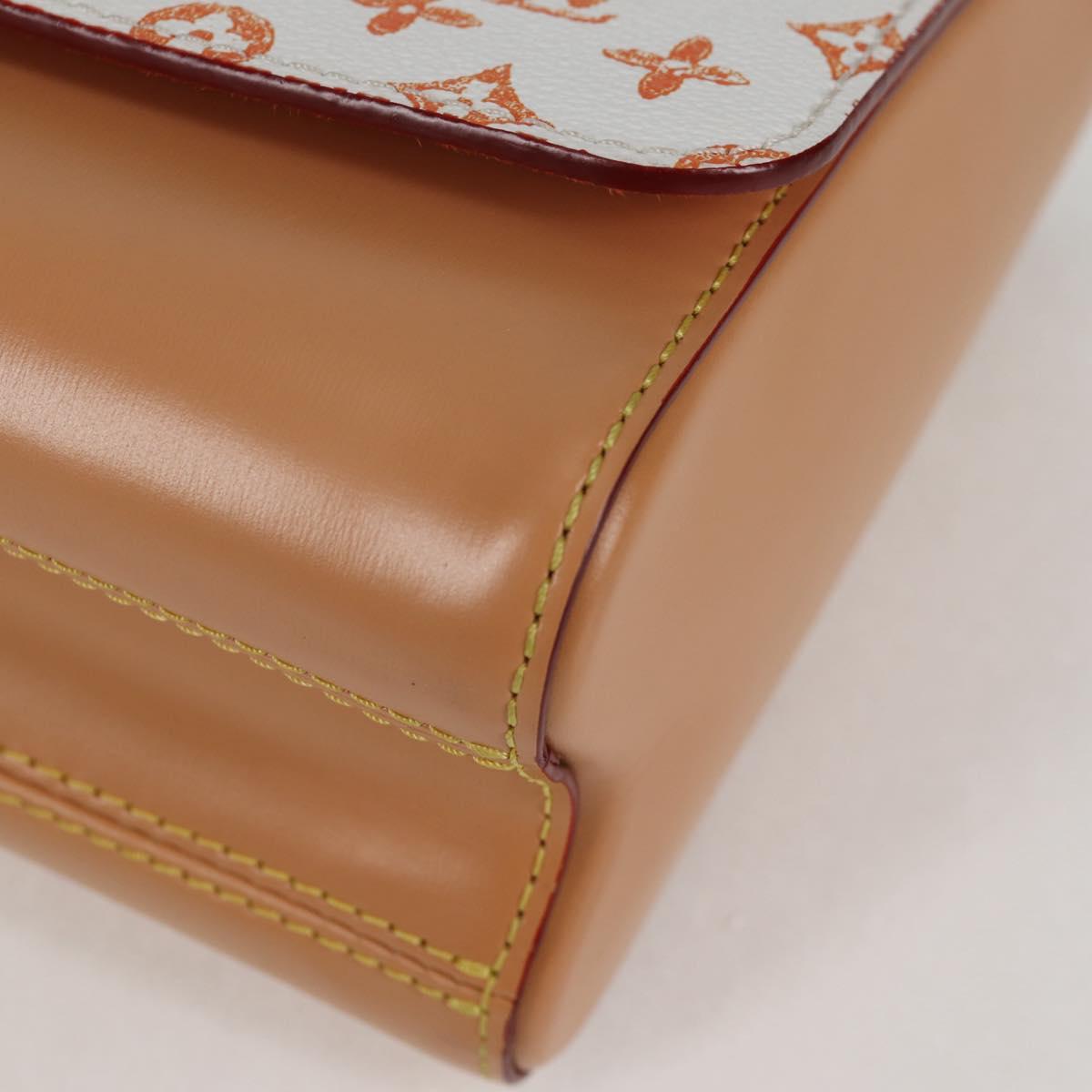 LOUIS VUITTON Catgram Twist MM Shoulder Bag White M44460 LV Auth 120872SM