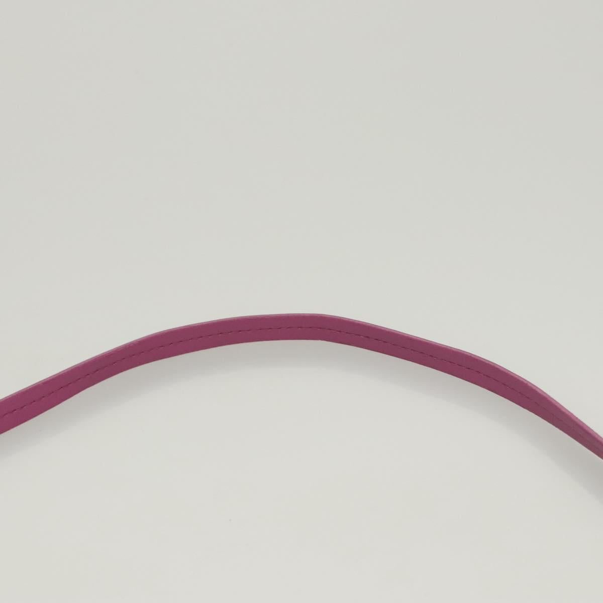 BOTTEGA VENETA Shoulder Bag Velor Purple Auth 120966