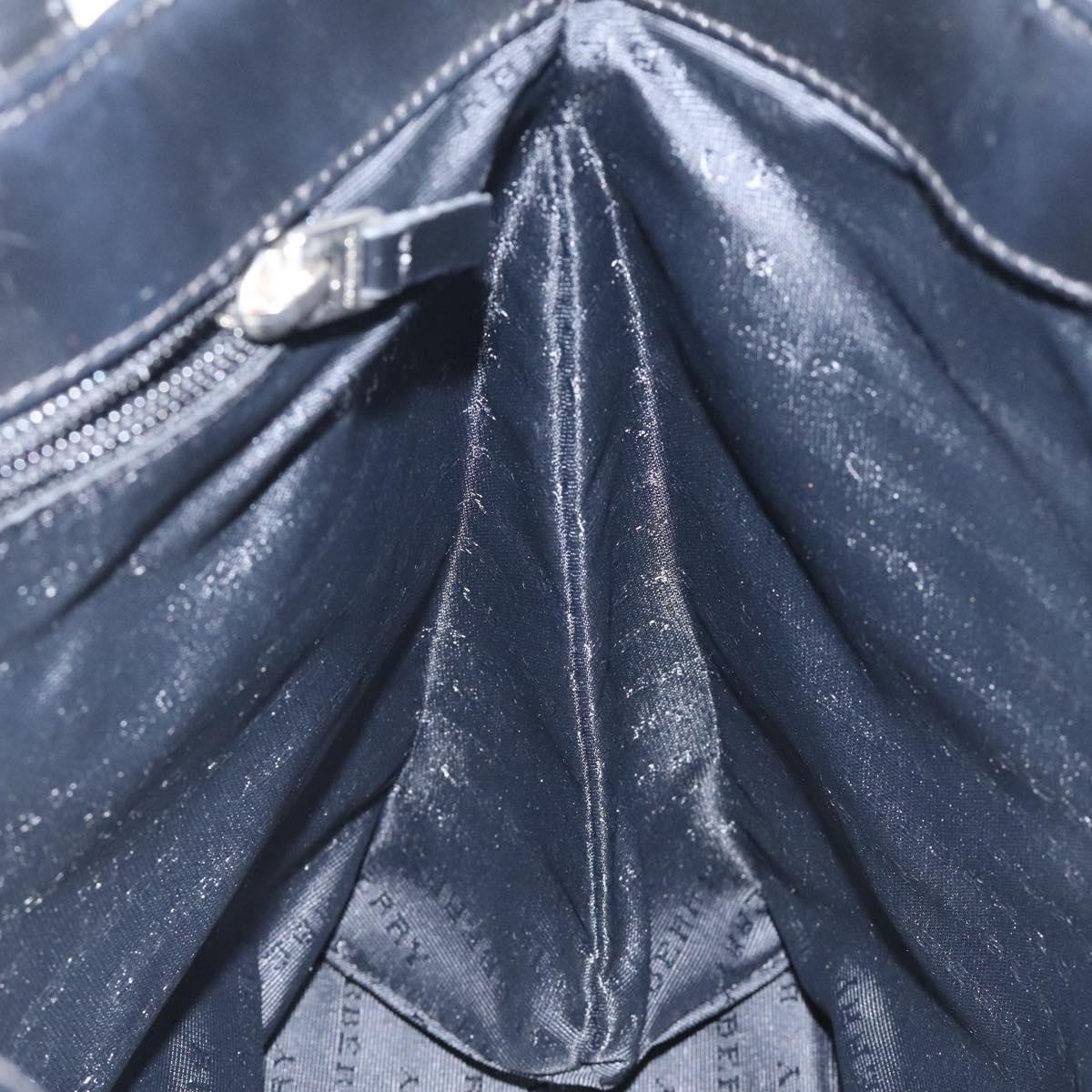 BURBERRY Nova Check Hand Bag PVC Beige Auth 120970