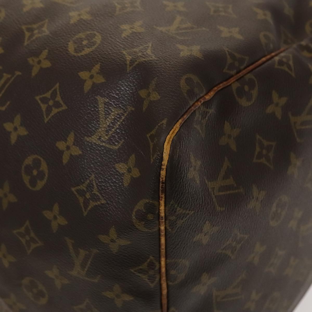 LOUIS VUITTON Monogram Keepall 55 Boston Bag M41424 LV Auth 120995