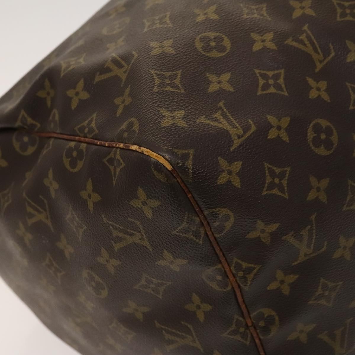 LOUIS VUITTON Monogram Keepall 55 Boston Bag M41424 LV Auth 120995