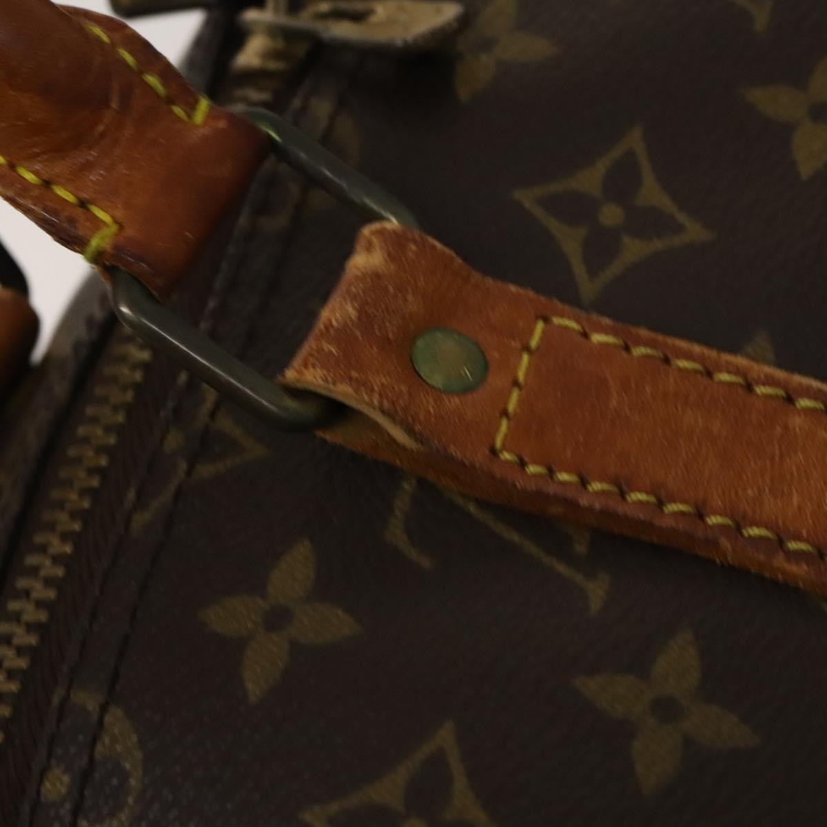 LOUIS VUITTON Monogram Keepall 55 Boston Bag M41424 LV Auth 120995