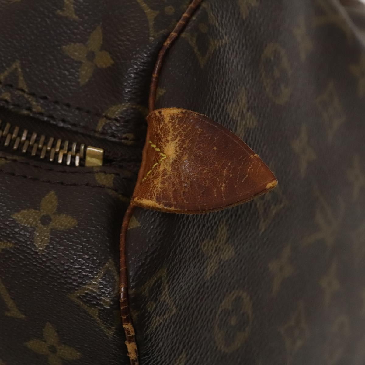 LOUIS VUITTON Monogram Keepall 55 Boston Bag M41424 LV Auth 120995
