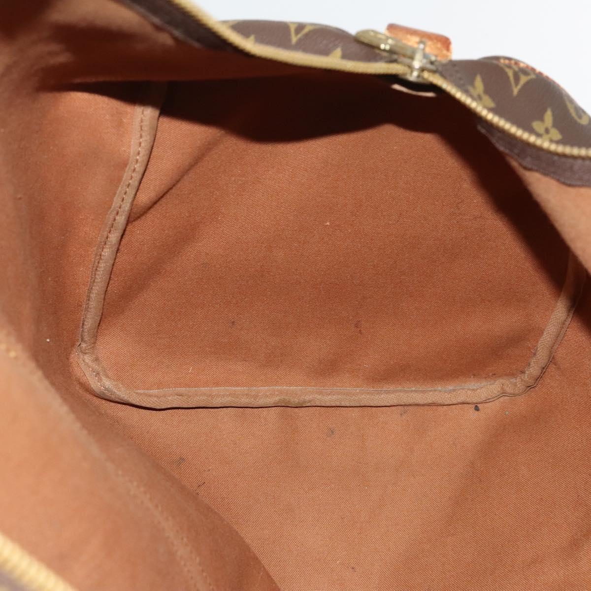 LOUIS VUITTON Monogram Keepall 55 Boston Bag M41424 LV Auth 120995