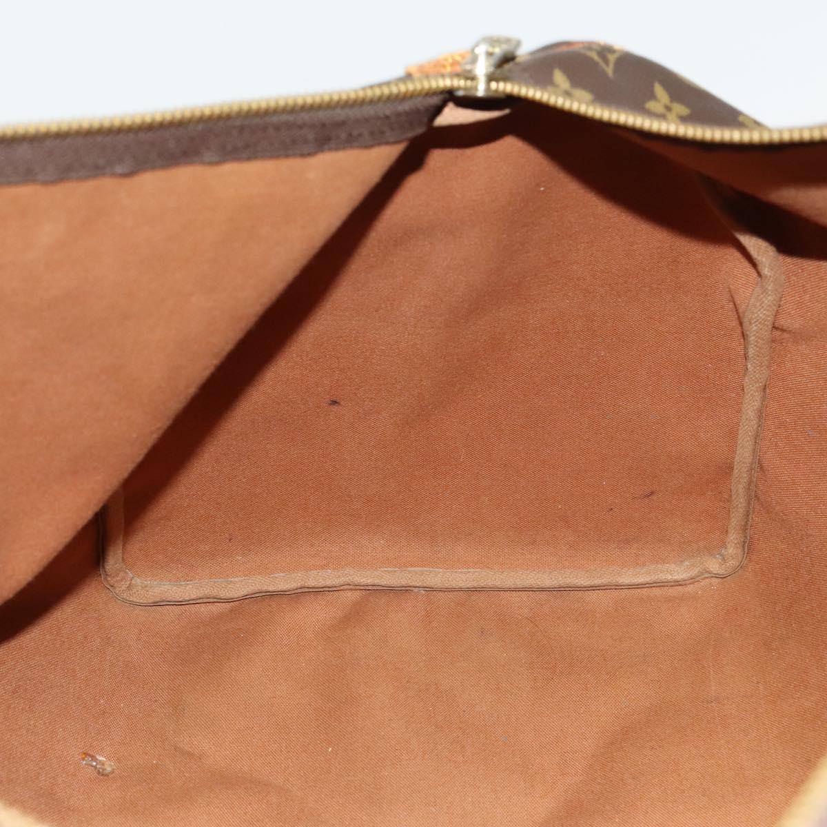 LOUIS VUITTON Monogram Keepall 55 Boston Bag M41424 LV Auth 120995