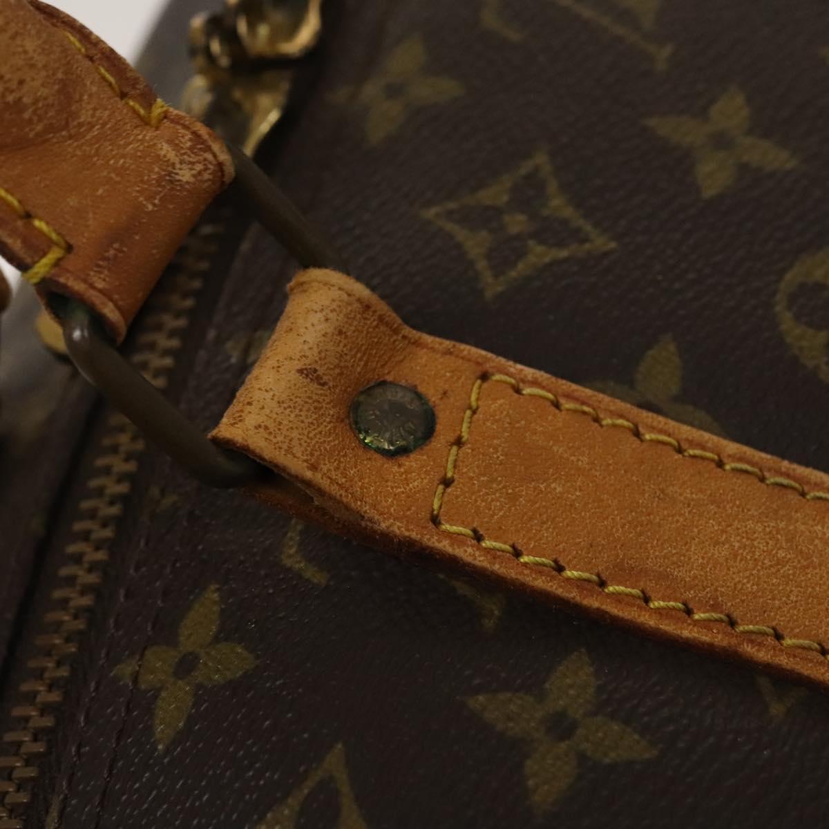 LOUIS VUITTON Monogram Keepall Bandouliere 60 Boston Bag M41412 LV Auth 120998