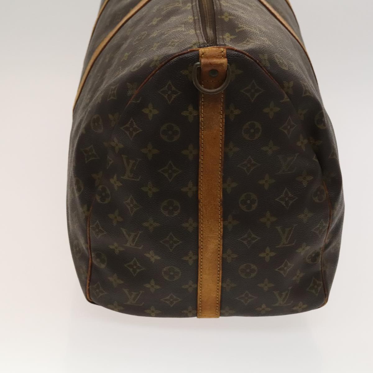 LOUIS VUITTON Monogram Keepall Bandouliere 60 Boston Bag M41412 LV Auth 120998
