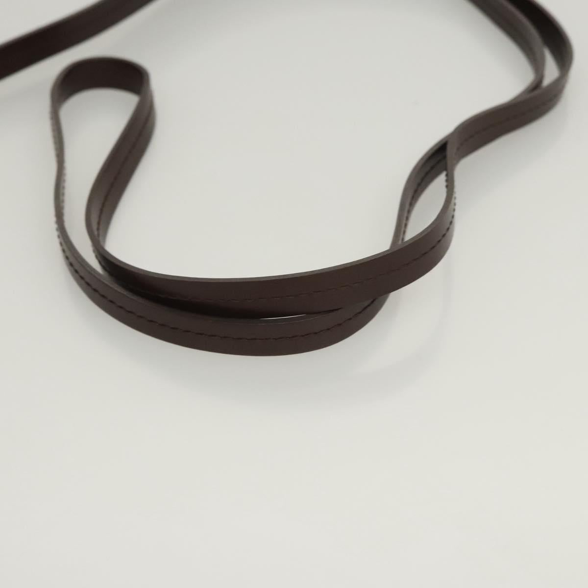 LOUIS VUITTON Damier Ebene Etui Okapi PM Pouch N61738 LV Auth 121018