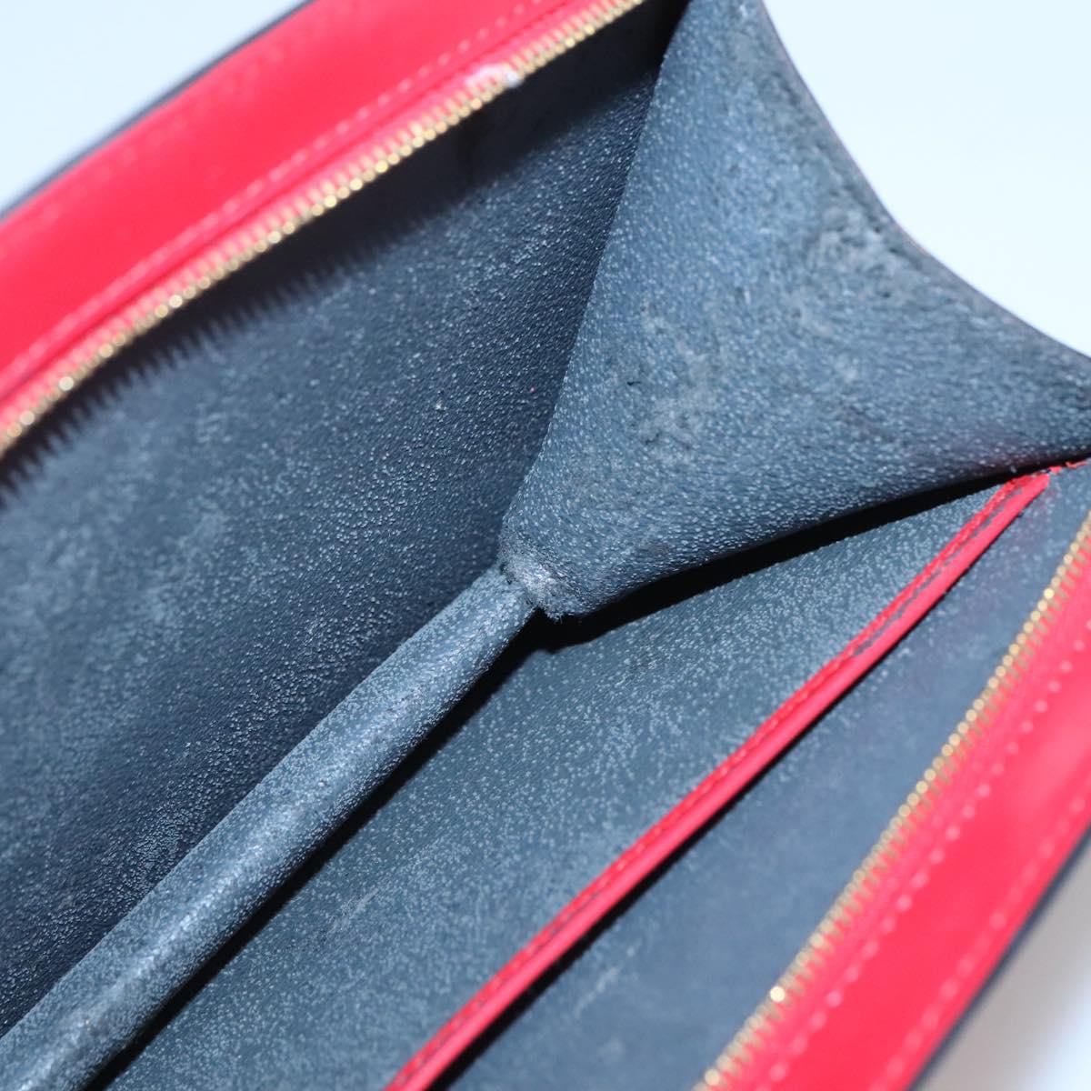 LOUIS VUITTON Epi Trousse Crete Clutch Bag Red M48407 LV Auth 121025