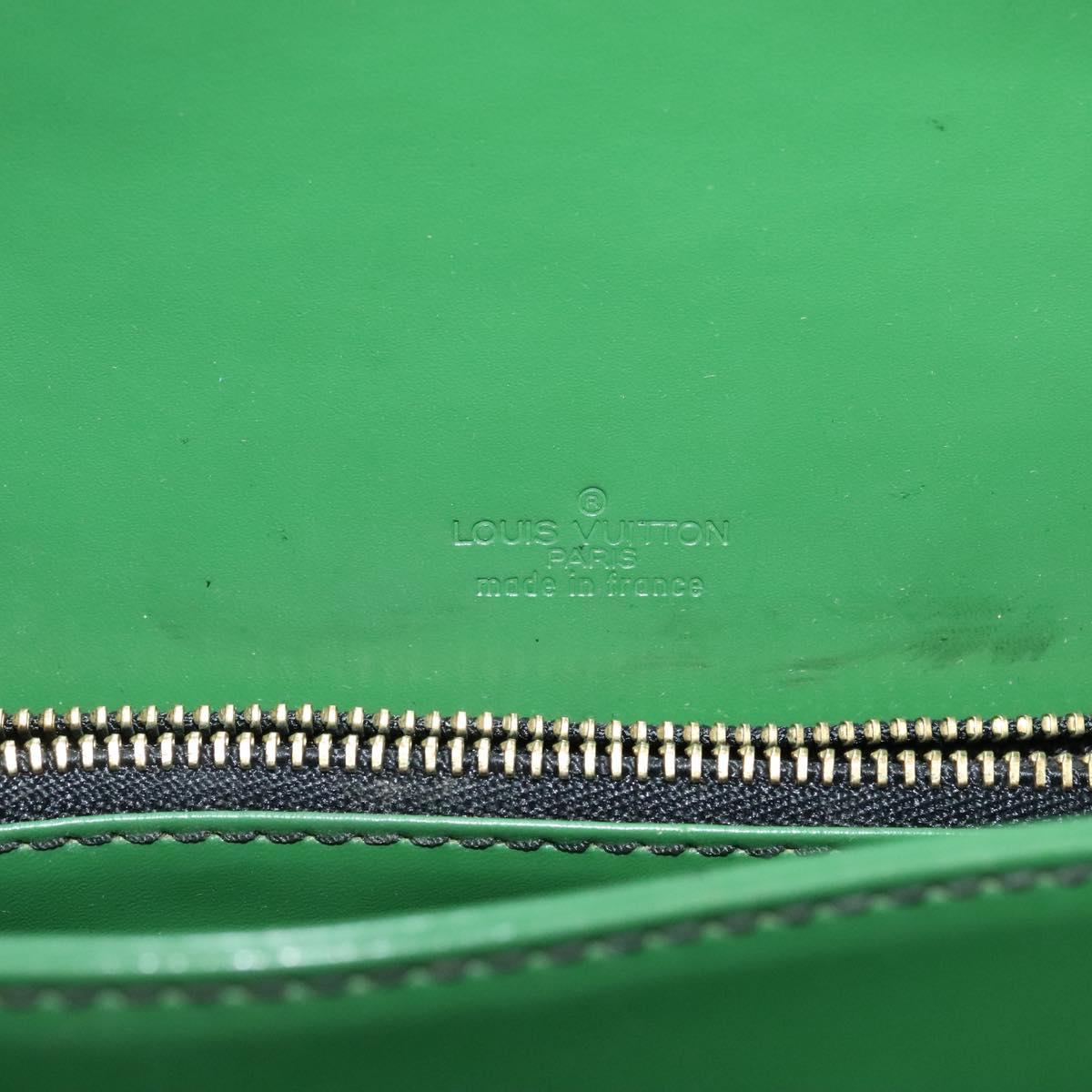 LOUIS VUITTON Epi Osh Shoulder Bag Black Green M52444 LV Auth 121028