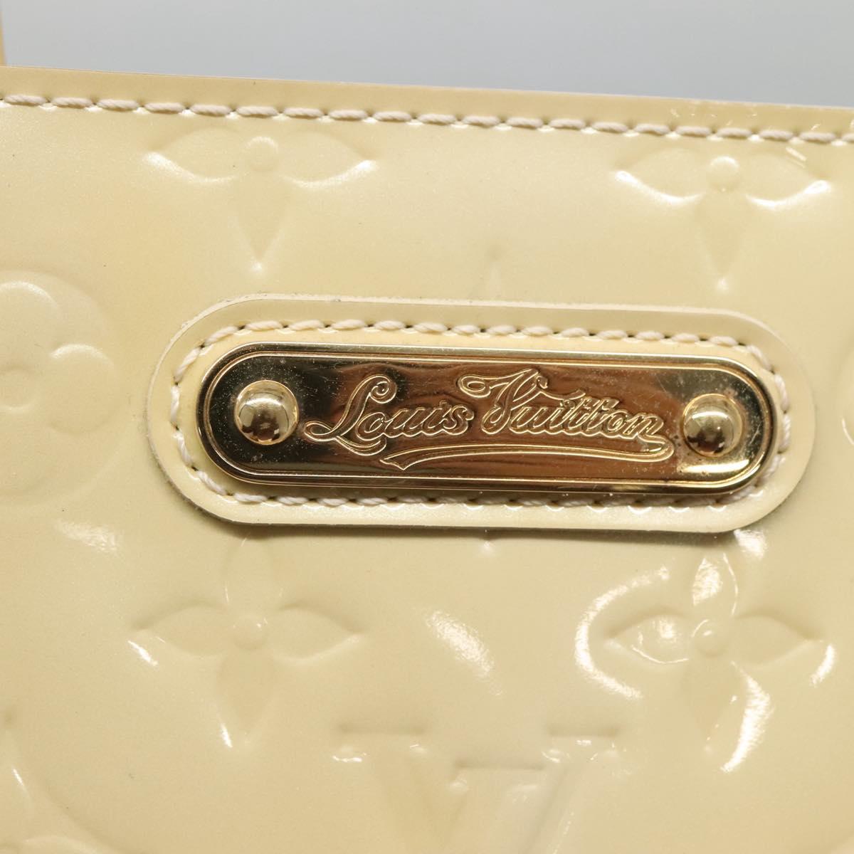 LOUIS VUITTON Monogram Vernis Wilshire MM Hand Bag Broncorail M91441 Auth 121051