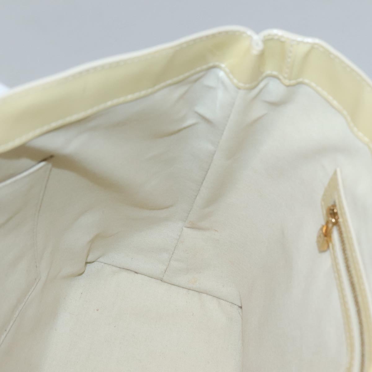 LOUIS VUITTON Monogram Vernis Wilshire MM Hand Bag Broncorail M91441 Auth 121051