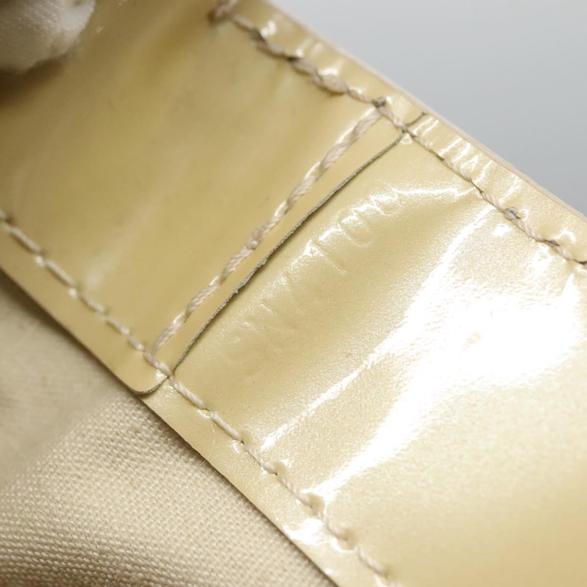 LOUIS VUITTON Monogram Vernis Wilshire MM Hand Bag Broncorail M91441 Auth 121051