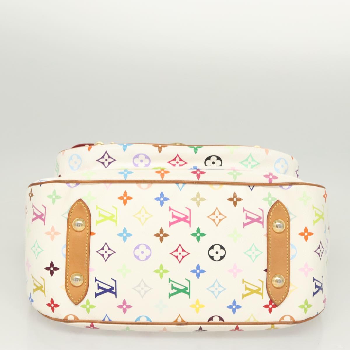 LOUIS VUITTON Monogram Multicolor Rita Bag 2way White M40125 LV Auth 121059M