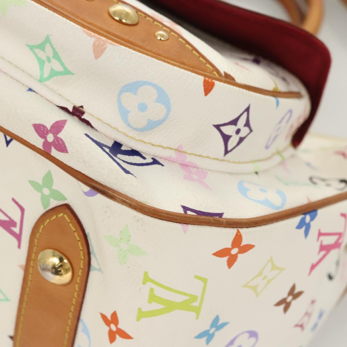 LOUIS VUITTON Monogram Multicolor Rita Bag 2way White M40125 LV Auth 121059M