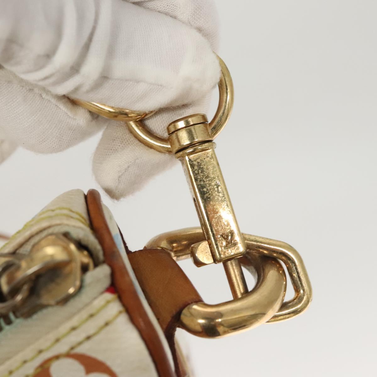 LOUIS VUITTON Monogram Multicolor Rita Bag 2way White M40125 LV Auth 121059M