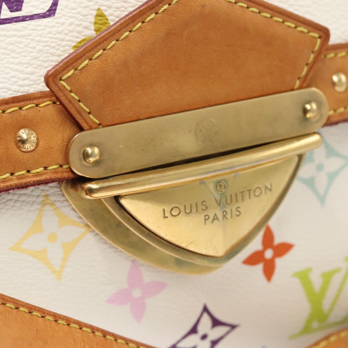 LOUIS VUITTON Monogram Multicolor Rita Bag 2way White M40125 LV Auth 121059M