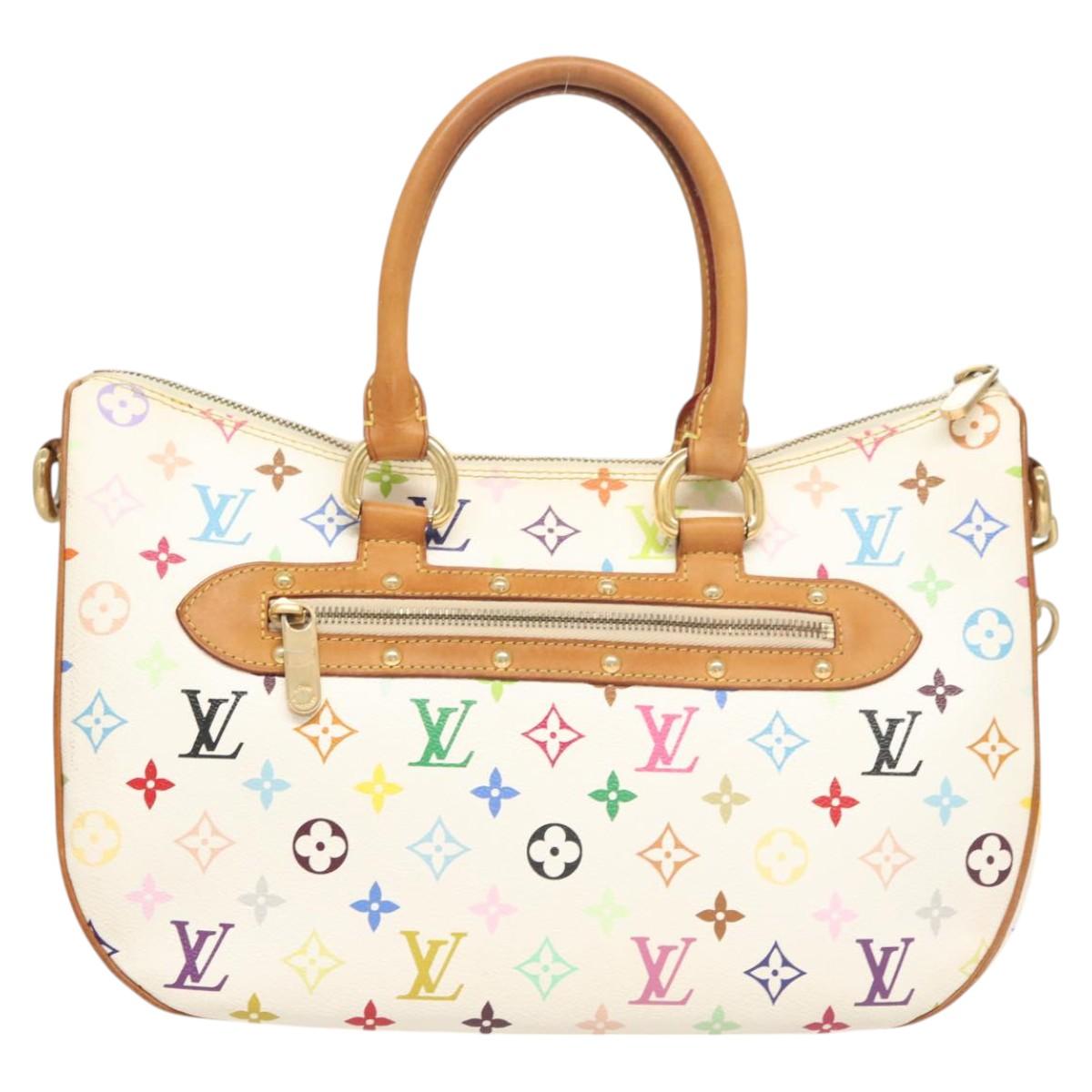 LOUIS VUITTON Monogram Multicolor Rita Bag 2way White M40125 LV Auth 121059M