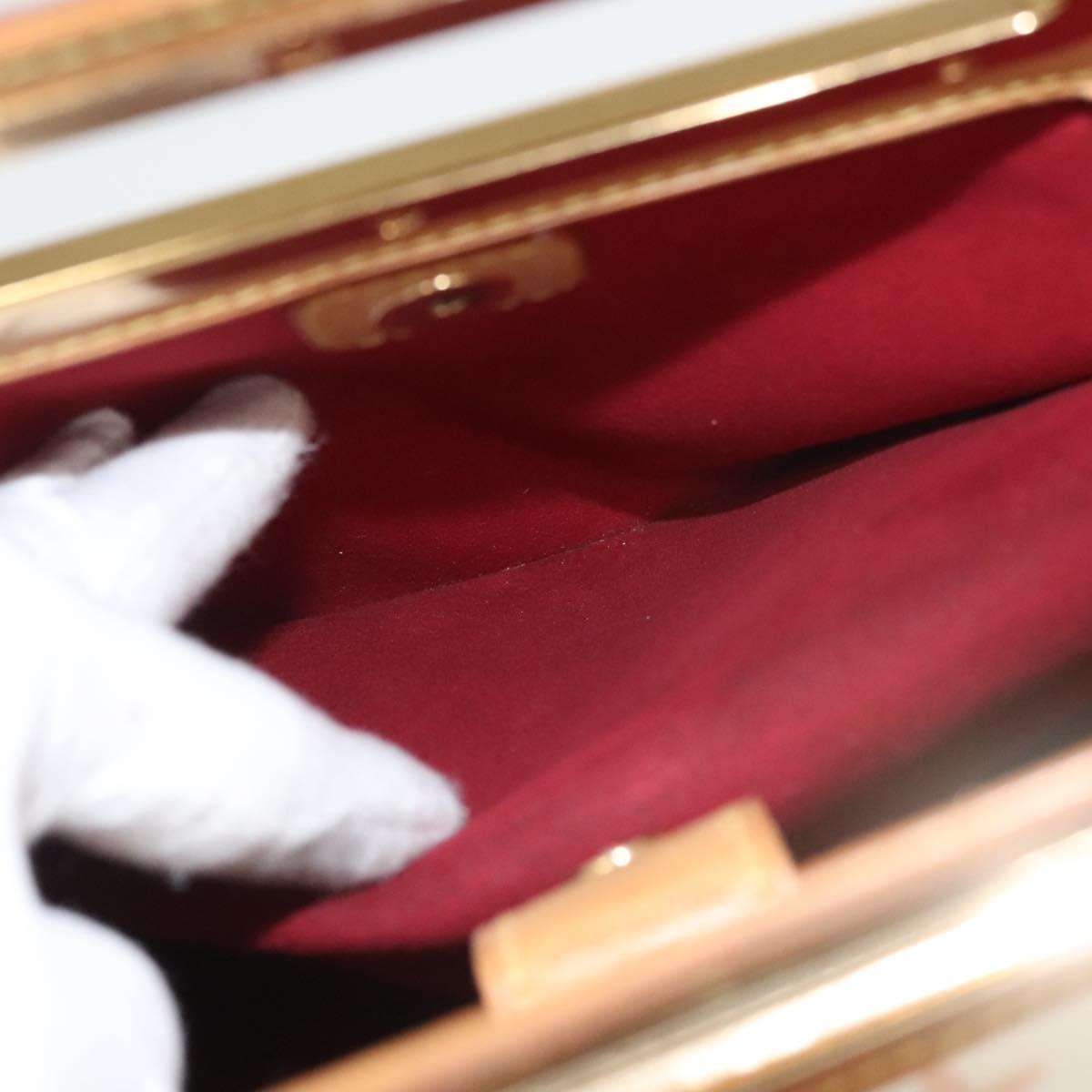 LOUIS VUITTON Monogram Multicolor Judy MM Hand Bag 2Way White M40255 Auth 121060