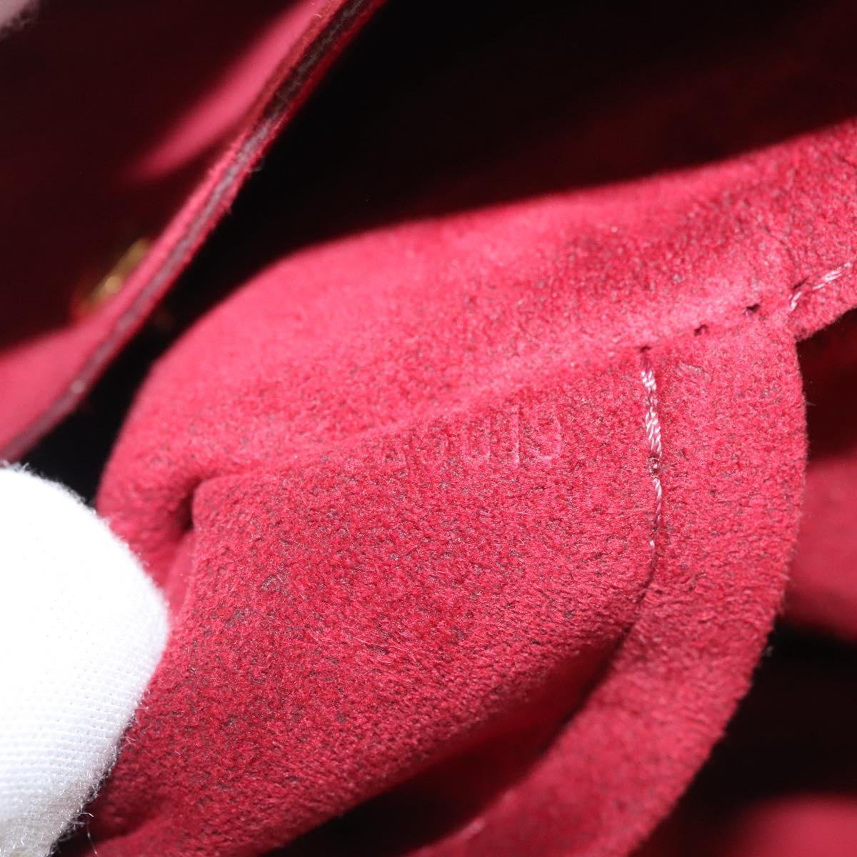 LOUIS VUITTON Monogram Multicolor Judy MM Hand Bag 2Way White M40255 Auth 121060