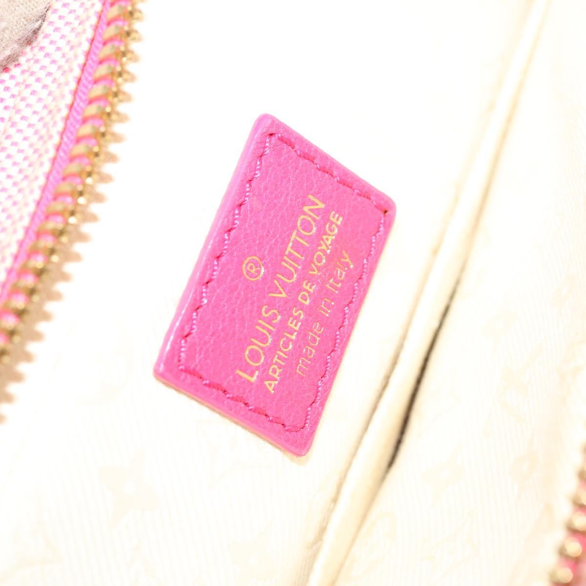 LOUIS VUITTON Cruise Line Rider Shoulder Bag Pink M92809 LV Auth 121064