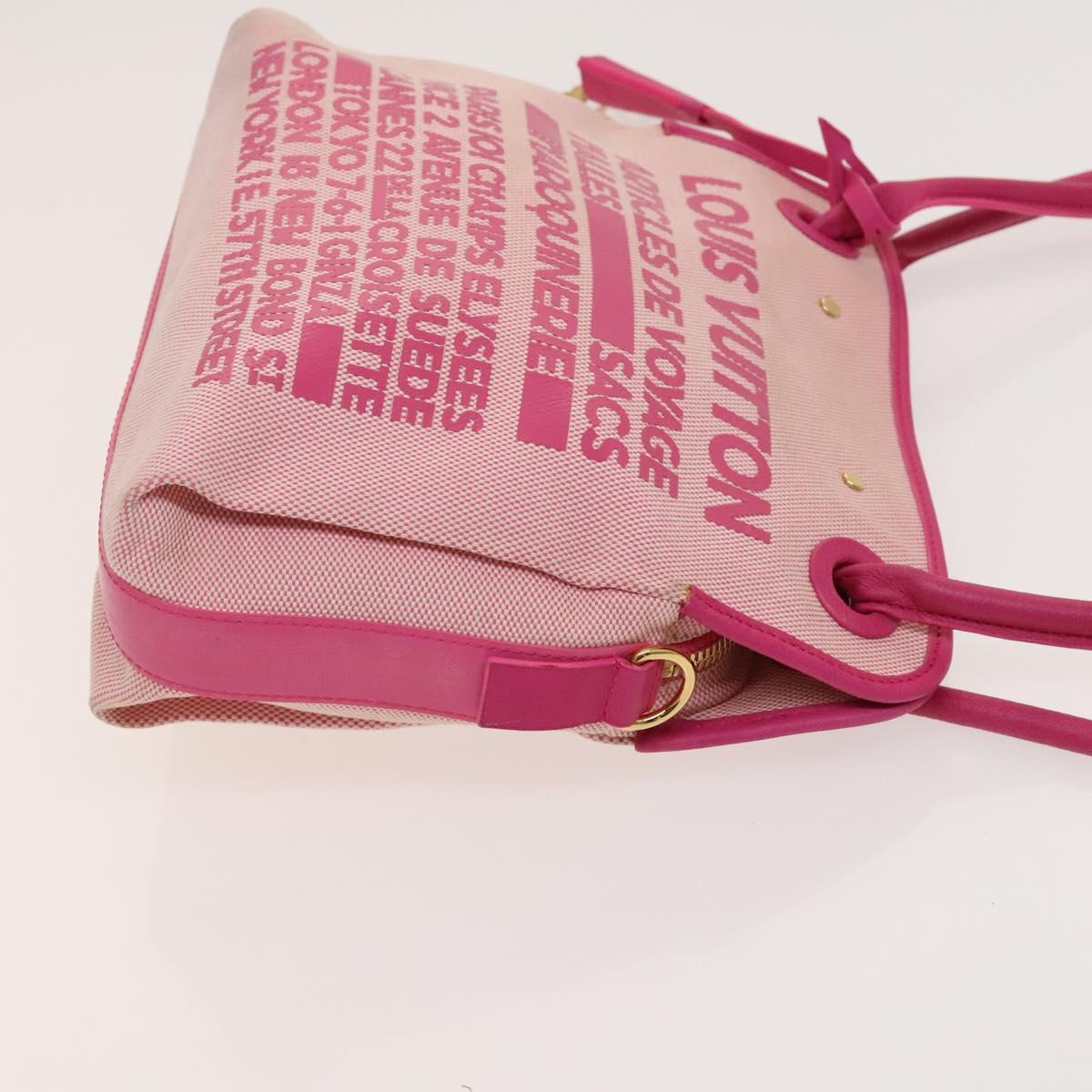 LOUIS VUITTON Cruise Line Rider Shoulder Bag Pink M92809 LV Auth 121064