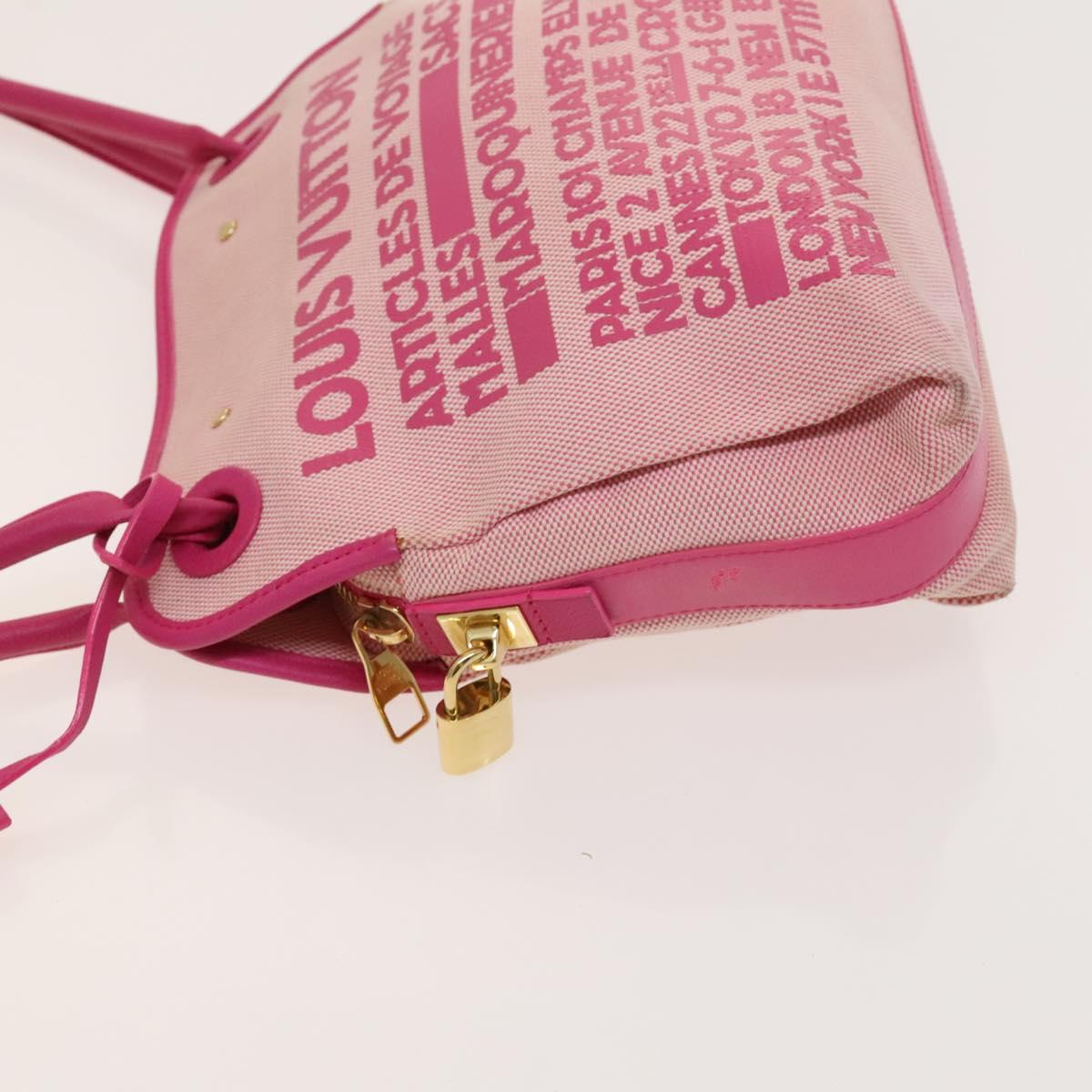 LOUIS VUITTON Cruise Line Rider Shoulder Bag Pink M92809 LV Auth 121064