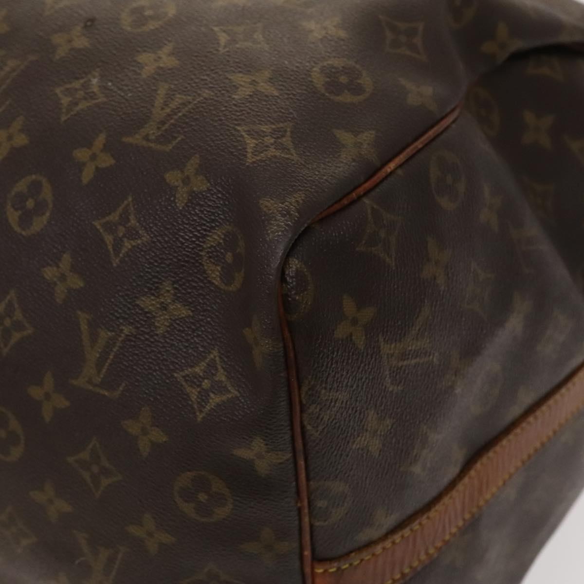 LOUIS VUITTON Monogram Keepall Bandouliere 60 Boston Bag M41412 LV Auth 121071