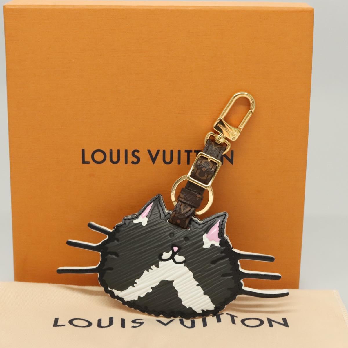LOUIS VUITTON Monogram Catgram Porte A Dress Key Holder MP2282 LV Auth 121089