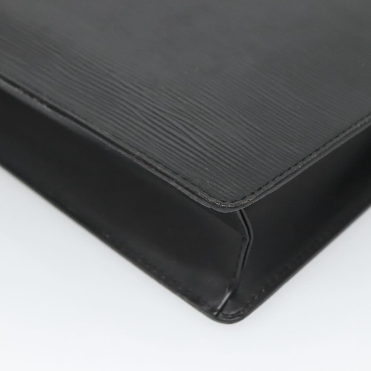 LOUIS VUITTON Epi Pochette Homme Clutch Bag Black Noir M52522 LV Auth 121095