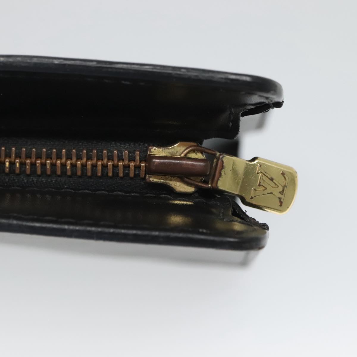 LOUIS VUITTON Epi Pochette Homme Clutch Bag Black Noir M52522 LV Auth 121095