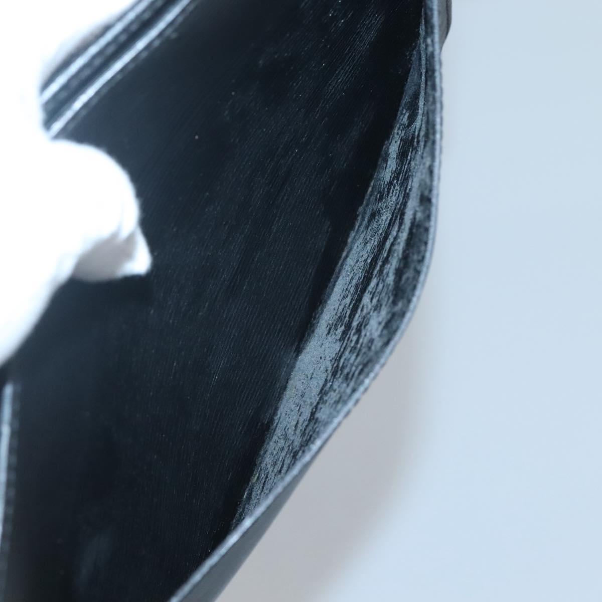 LOUIS VUITTON Epi Pochette Homme Clutch Bag Black Noir M52522 LV Auth 121095