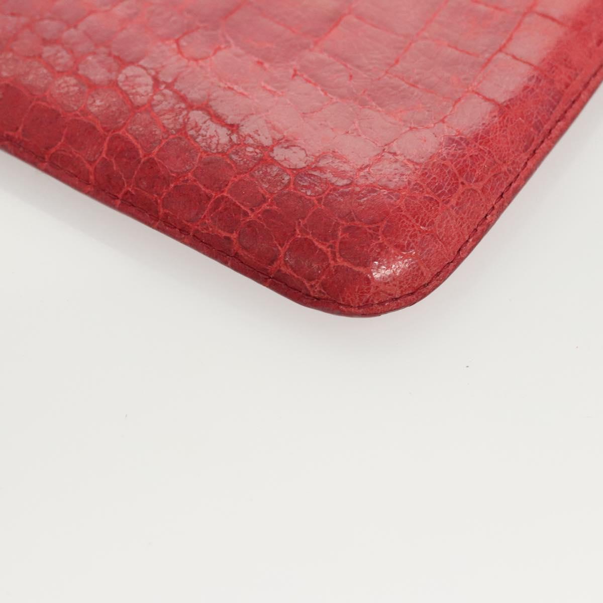Miu Miu iPad Case Leather Pink Auth 121106