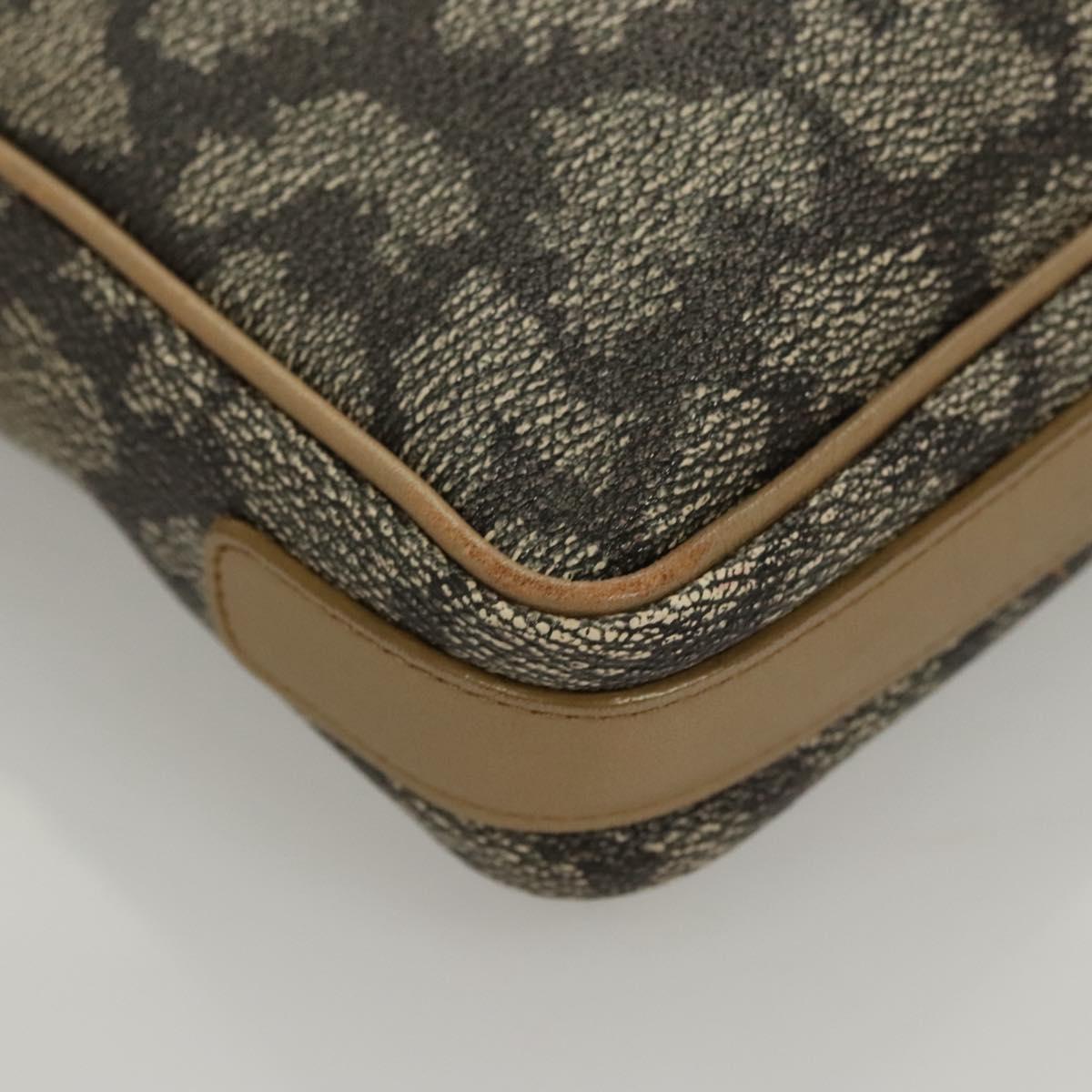 SAINT LAURENT Clutch Bag PVC Gray Auth 121132