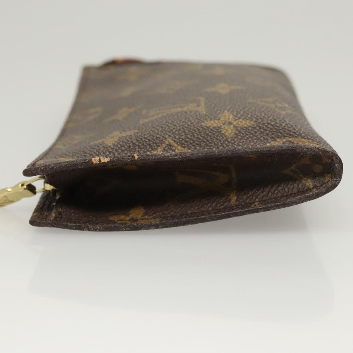 LOUIS VUITTON Monogram Bucket PM Accessory Pouch LV Auth 121169