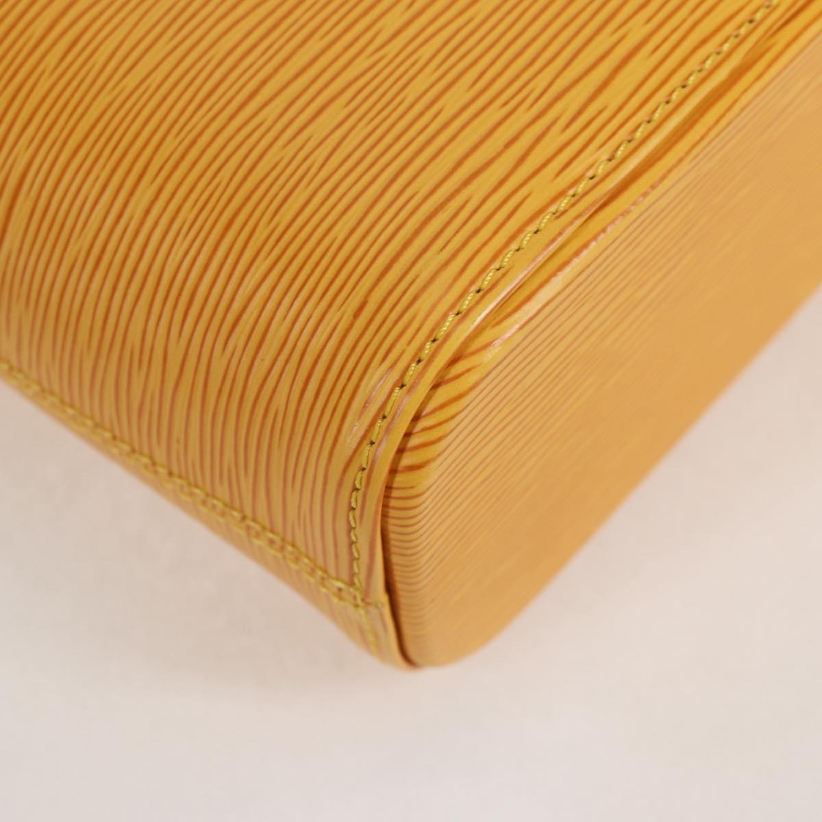 LOUIS VUITTON Epi Vavin PM Tote Bag SPO 2way Yellow LV Auth 121180V