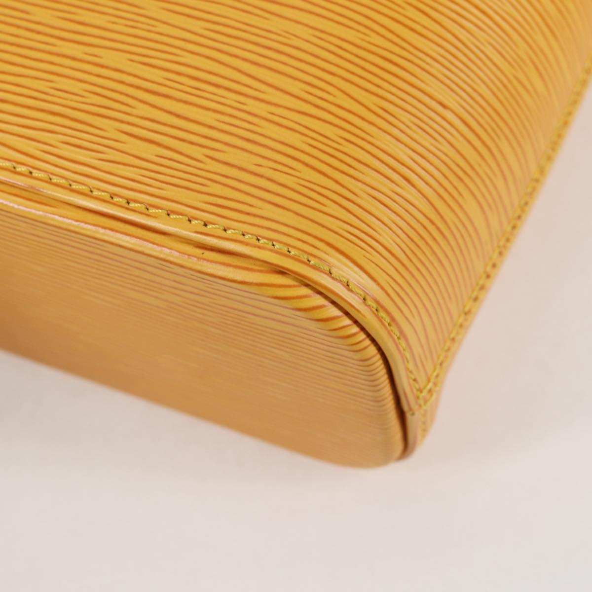 LOUIS VUITTON Epi Vavin PM Tote Bag SPO 2way Yellow LV Auth 121180V