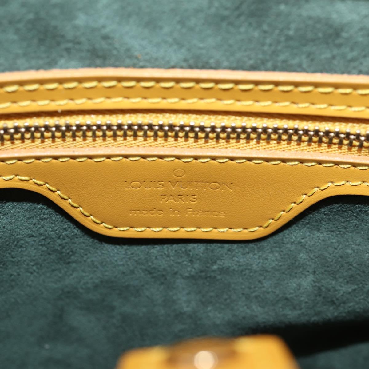 LOUIS VUITTON Epi Vavin PM Tote Bag SPO 2way Yellow LV Auth 121180V