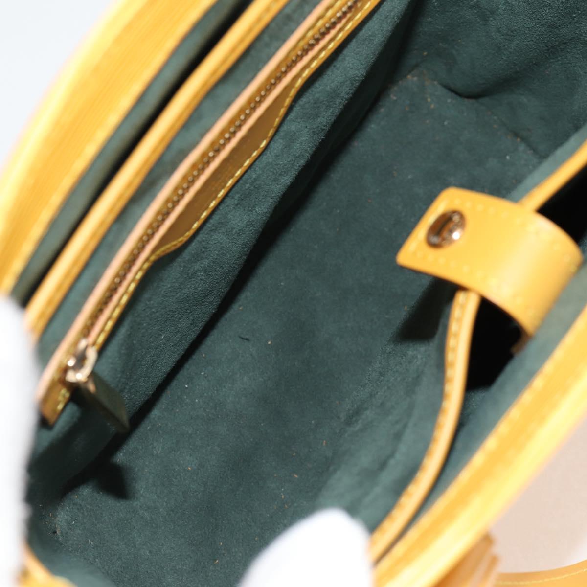 LOUIS VUITTON Epi Vavin PM Tote Bag SPO 2way Yellow LV Auth 121180V