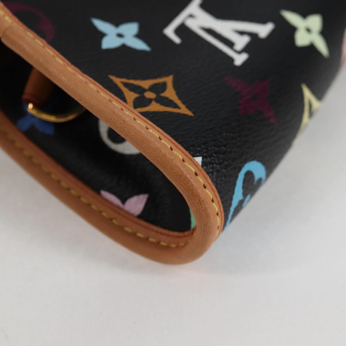 LOUIS VUITTON Monogram Multicolor Shirley Shoulder Bag Black M40050 Auth 121182SAV
