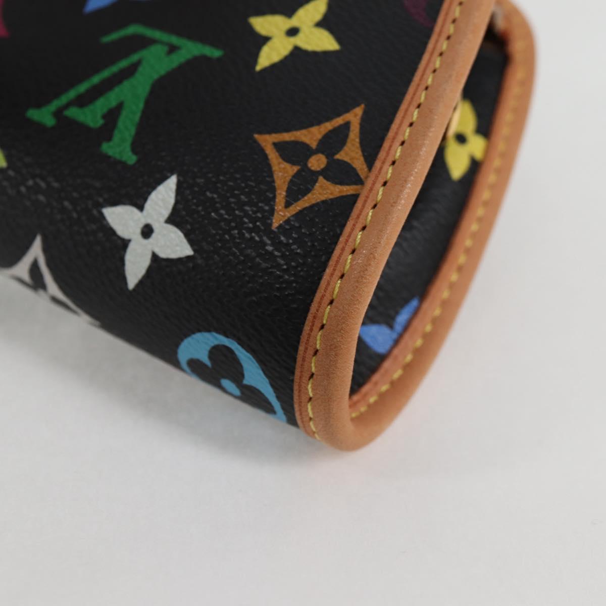 LOUIS VUITTON Monogram Multicolor Shirley Shoulder Bag Black M40050 Auth 121182V