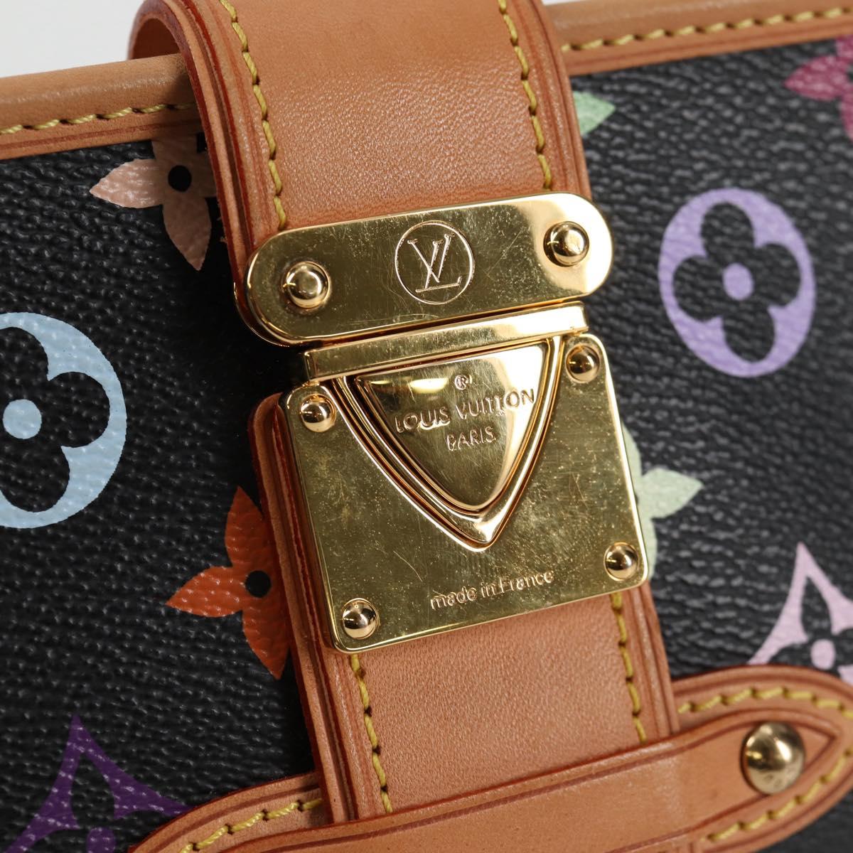 LOUIS VUITTON Monogram Multicolor Shirley Shoulder Bag Black M40050 Auth 121182V